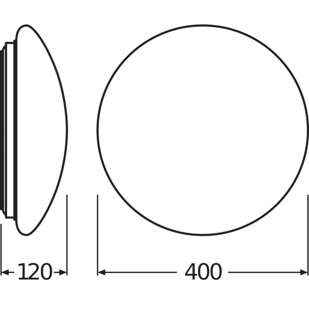 Aplique de pared LED Ledvance 24W 1920Lm 3000K 120º IP44 - Image 3