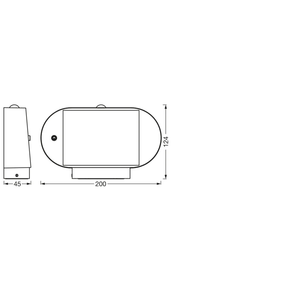 Luminaria LED de exterior Ledvance "Endura" con sensor, 4W, 380Lm, 3000K, IP44 - Image 3