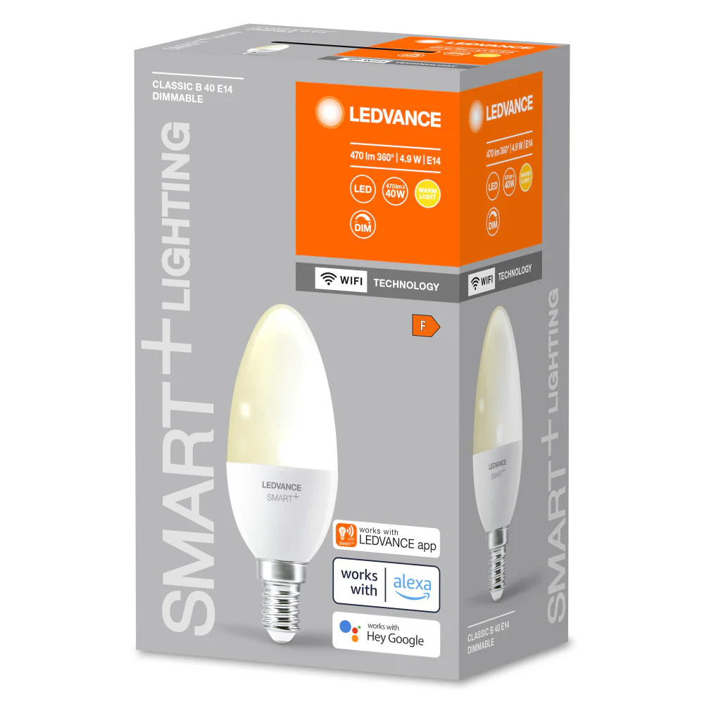 Bombilla LED Ledvance "SMART" E14 4,9 W 470 lm 2700 K 200º IP20 Regulable - Image 2