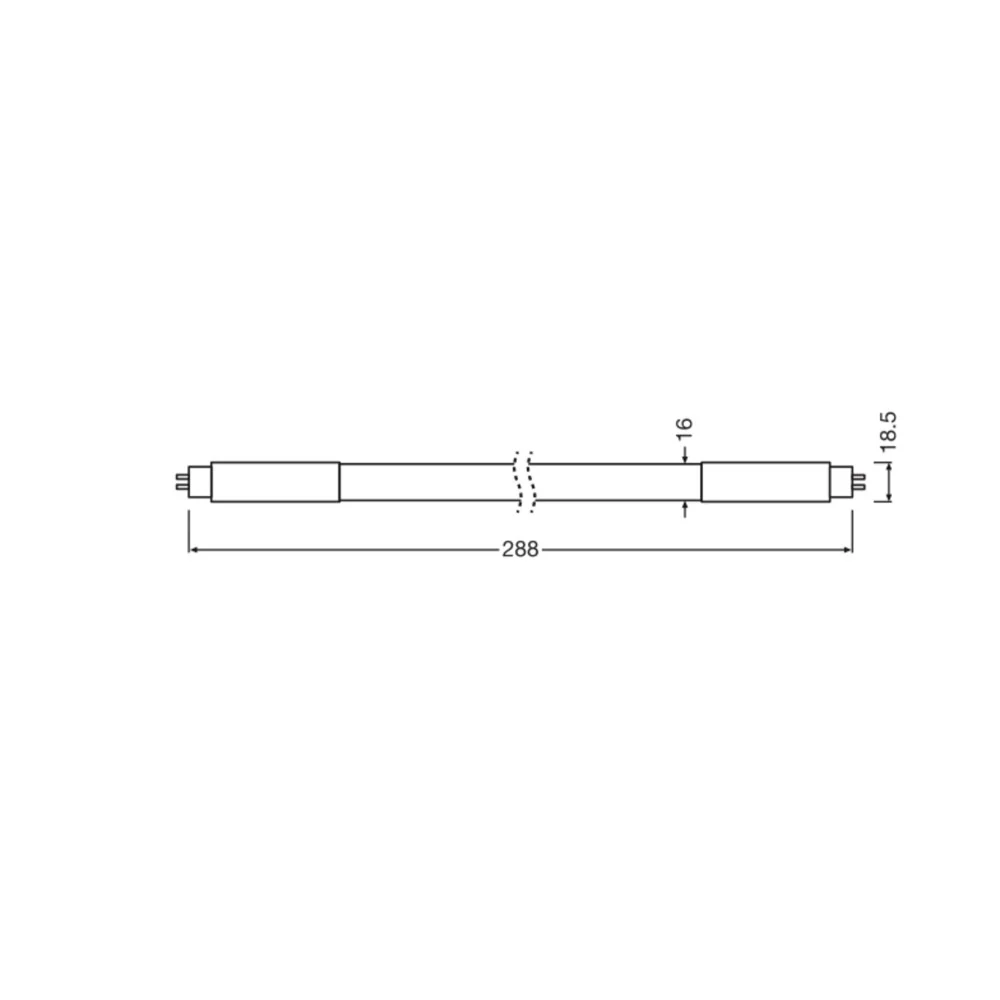 [LVE-4058075823617] Tubo LED  T5 Ledvance G5 4W 380Lm 3000K 190º IP20 - Blanco Cálido - Image 3