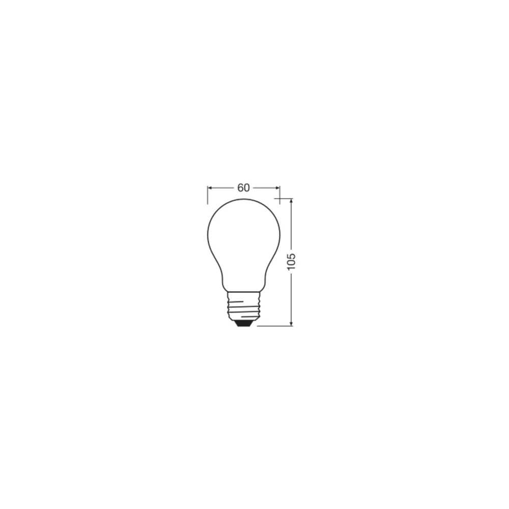 Bombilla LED Ledvance/Osram "Classic" E27 2.5W 525Lm 3000K 300º IP20 - Image 3