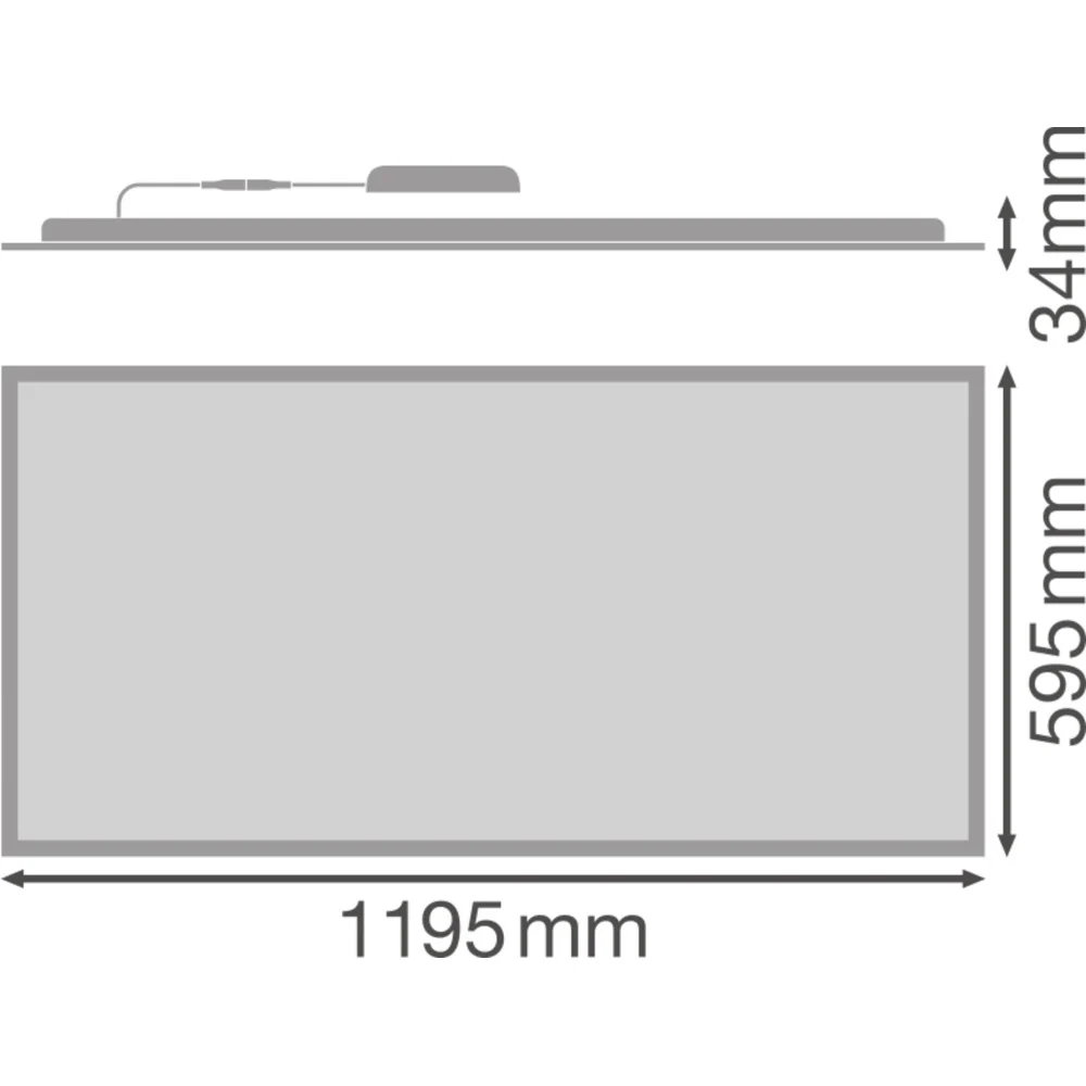 Panel LED Ledvance 53W 5830Lm 4000K 90º IP40/IP20 - Image 3