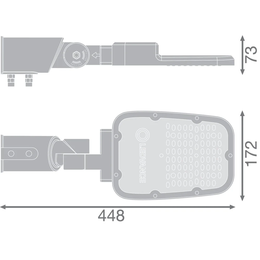 Farola LED LEDVANCE AREA 45W 6075Lm 6500K 58 x 160º IP66 - Image 2