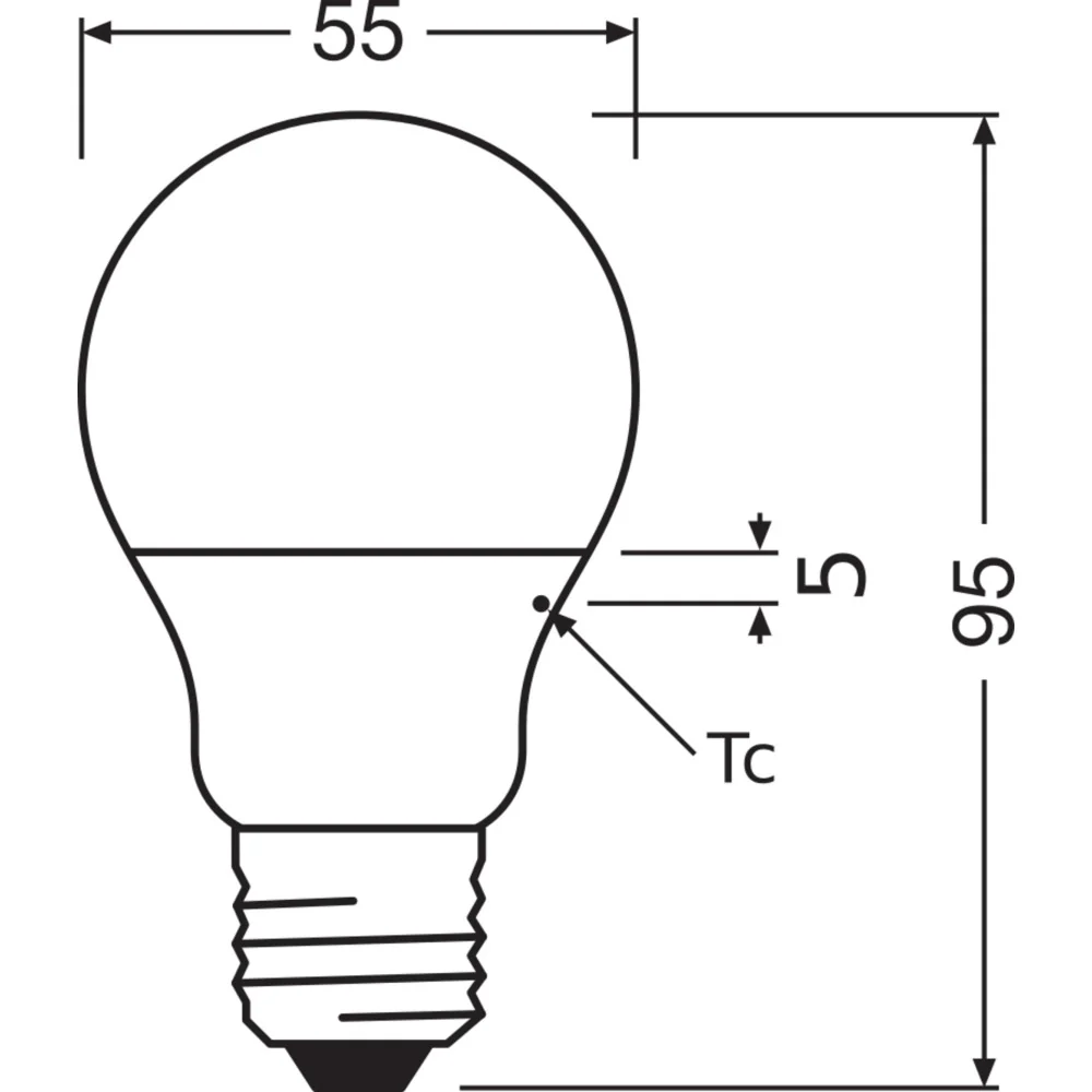 [LVE-4099854049538] Ledvance/Osram Bombilla LED "Classic" E27 4,9W 470Lm 4000K 200º IP20 - Image 3