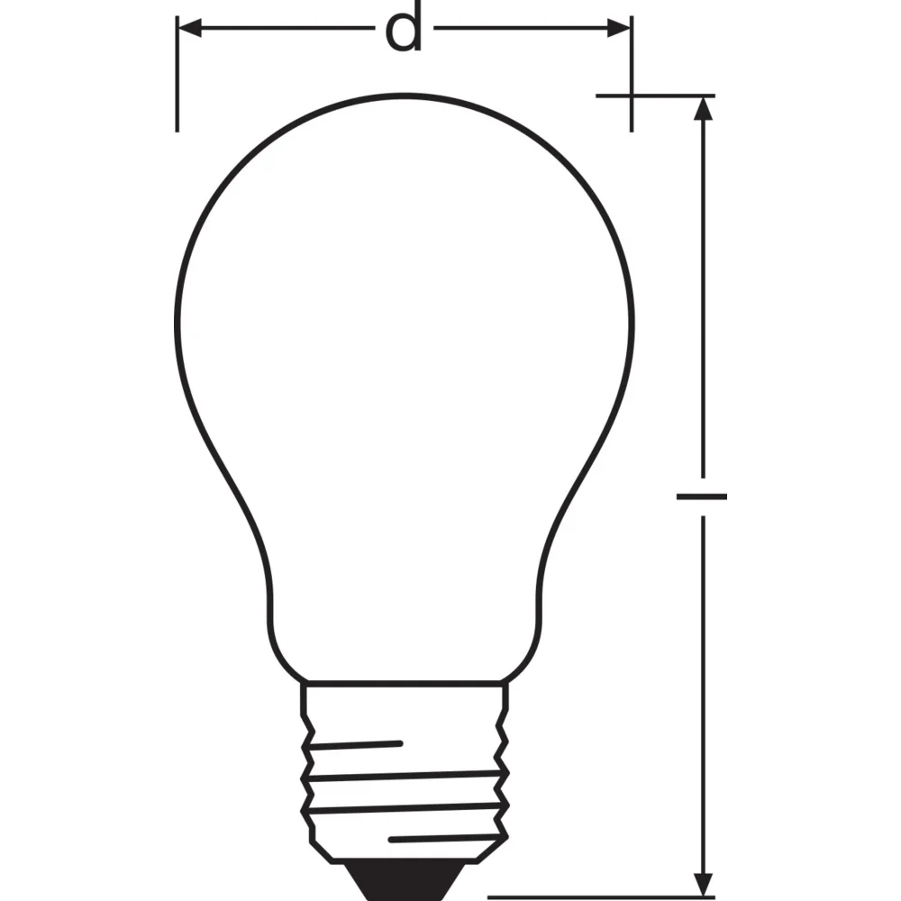 [LVE-4099854065378] Ledvance/Osram Bombilla LED "Classic" E27 4,2W 470Lm 2700K 300º IP20 Regulable - Image 2