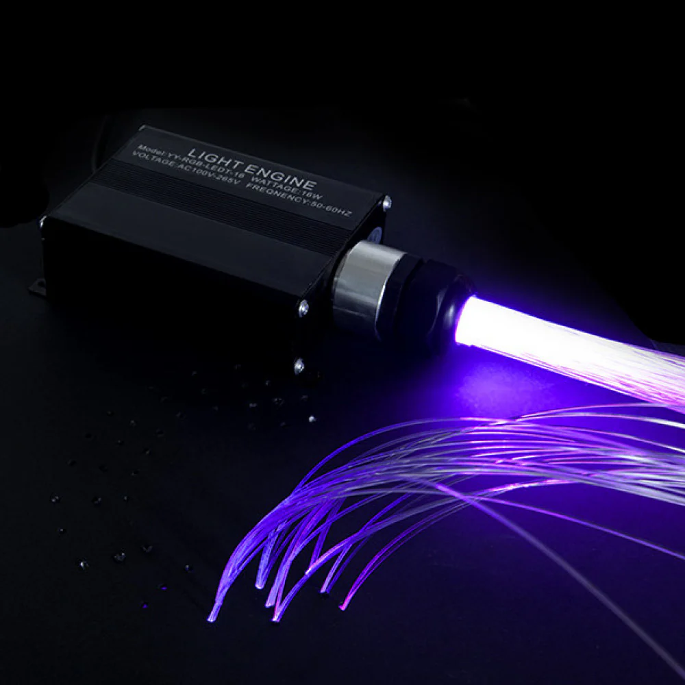 Maquina 16W Luz Fibra Óptica 150 Hilos 16W LED RGB 40.000H [CA-MLFO-16W-150] - Image 7