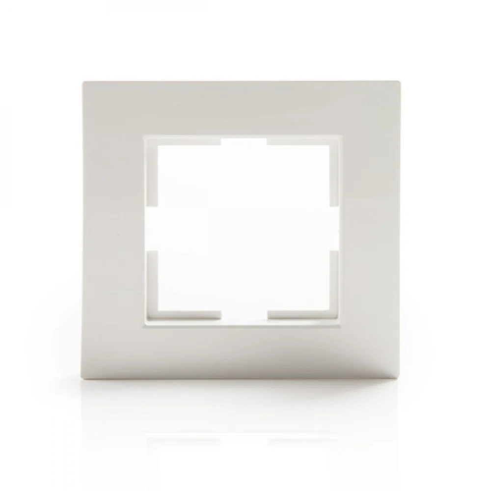 Marco 1 Elemento Panasonic Karre Tecnopolímero Blanco