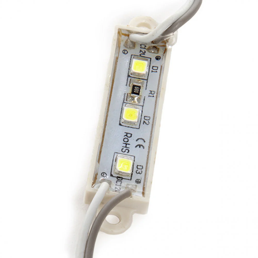 Módulo 0.3W 13Lm 4200ºK 3 LEDs SMD3528 40.000H  [US-LMP3528W3A-0001]
