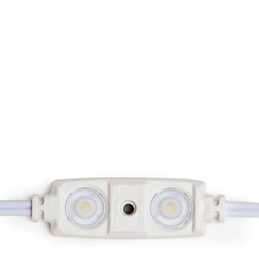Módulo 1.2W 70Lm 6000ºK 2 LEDs PRO 5630 Inyectado IP67 Óptica 50.000H [RA-BL-5630W02-LENS-R-CW - Image 2