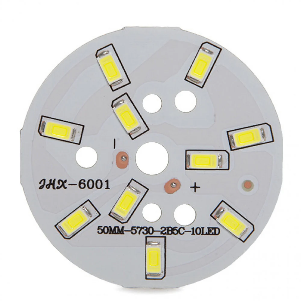 Módulo 5W 500Lm 6000ºK 10 LEDs Ø48mm 50.000H [CH-PCBA5W-CW] - Image 2