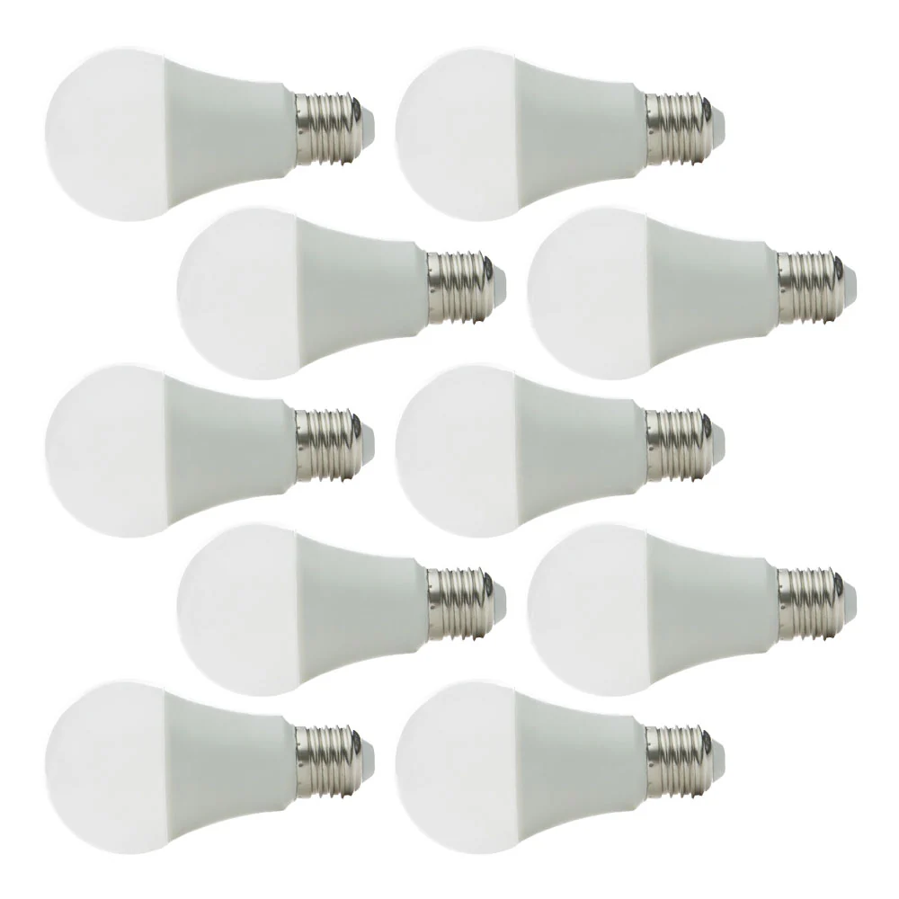 Pack 10 Lámparas LEDs Esférica Aluminio/PC E27 7W 630Lm 40.000H - Image 3