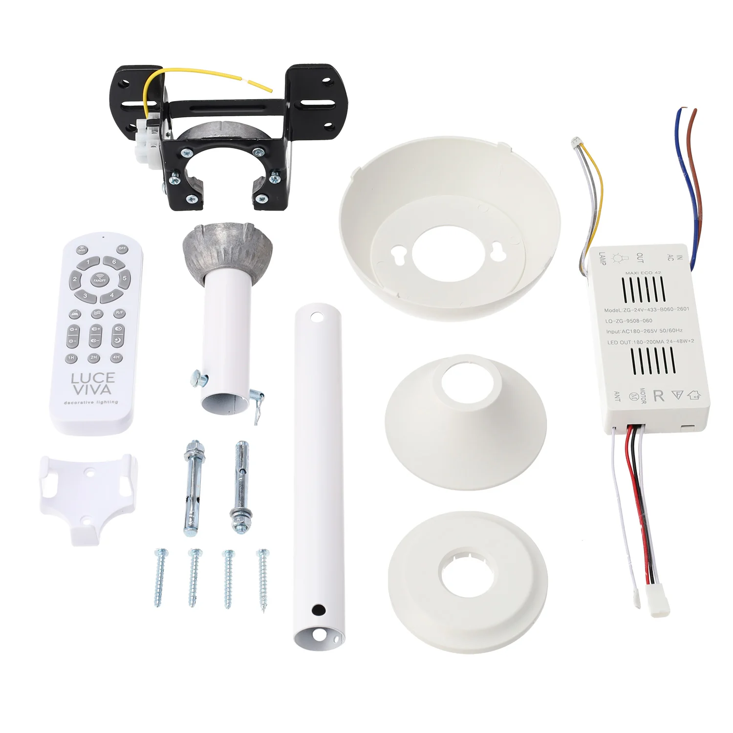 Pack 36 Ventiladores DC "Marele· Función Verano-Invierno 48W Blanco 3 Aspas 5040lm 3500-4000-6500k Remoto y Temporizador - Image 4