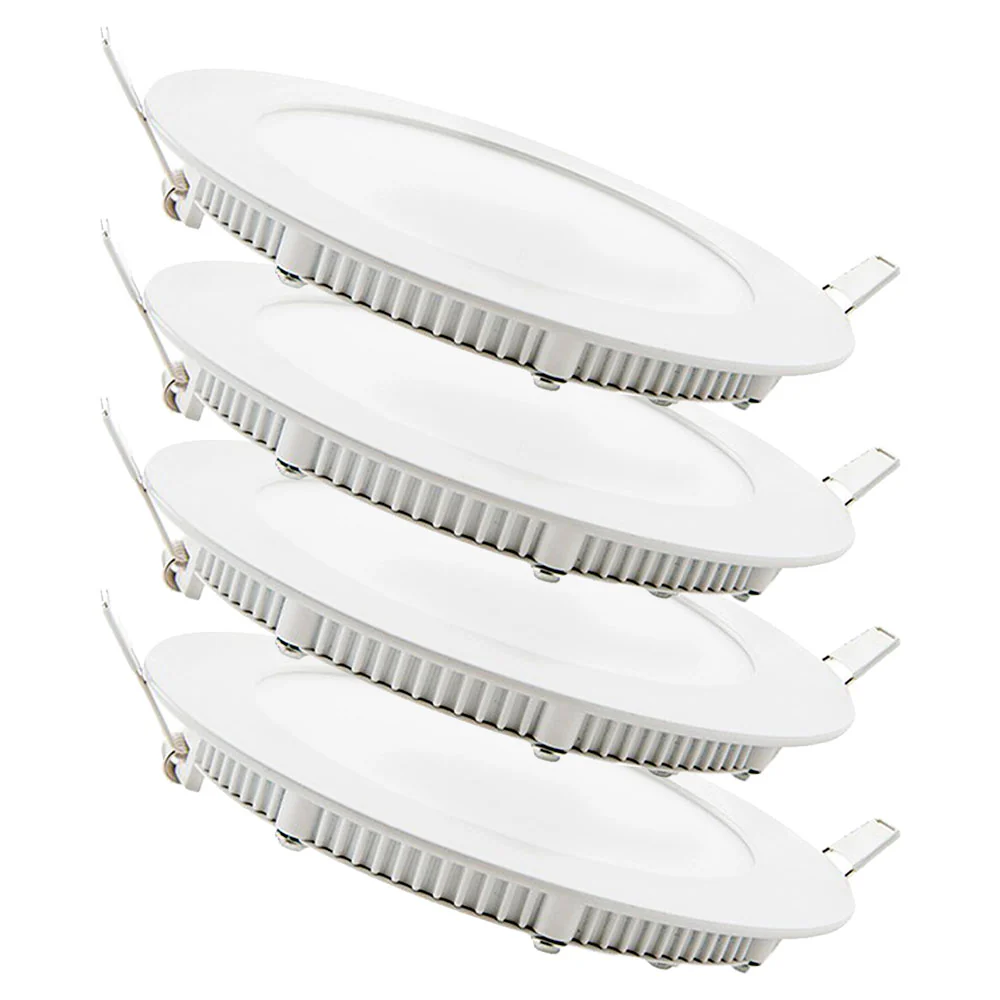 Pack 4 Placas LED 9W 900Lm 6000ºK 40.000H  [HO-PLCIR9W-CW-4PK-AP] - Image 3