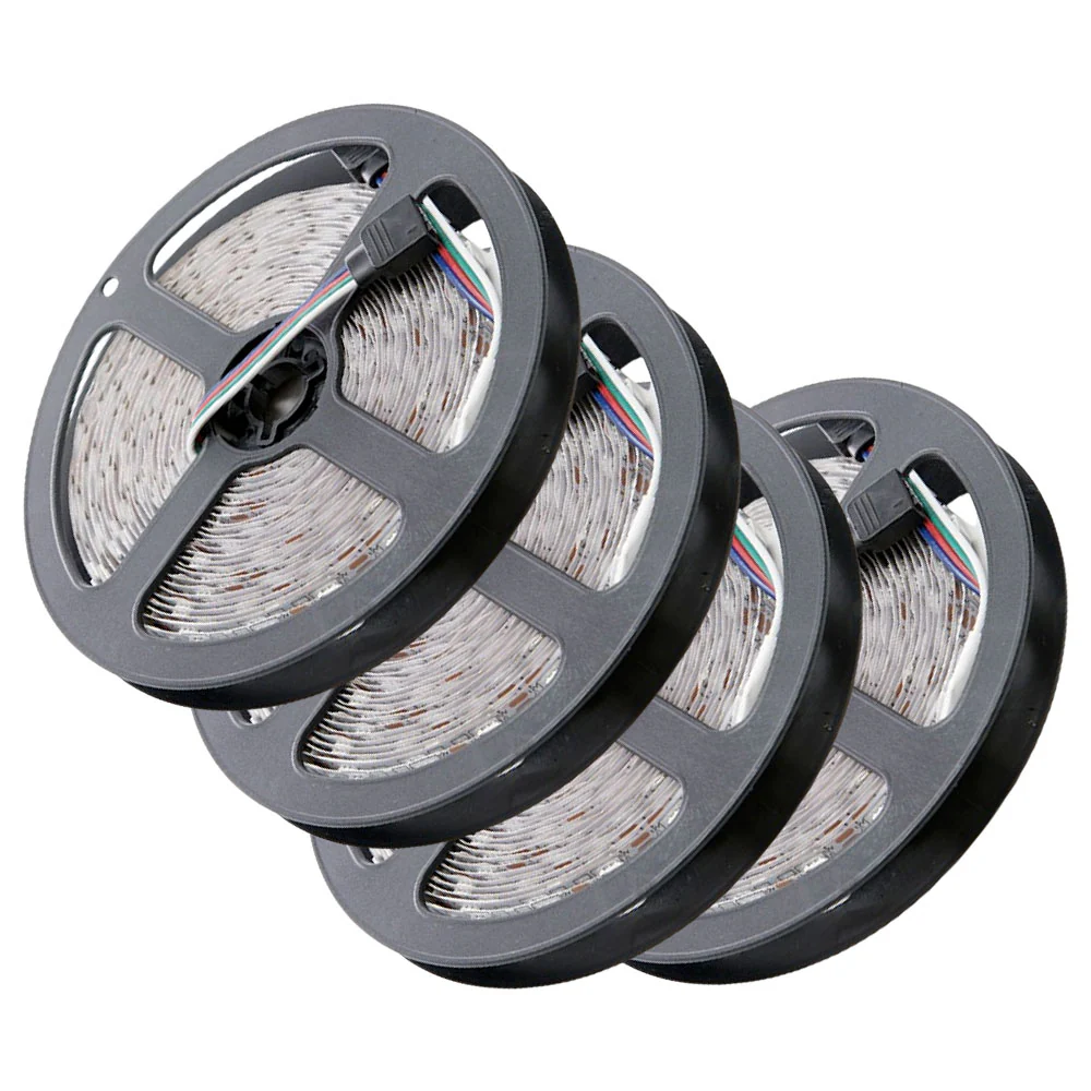 Pack 4 Tiras LED 72W 4200Lm 300 X SMD5050 12VDC IP33 x5M 40.000H [PL-219012-RGB-IP33-PK4-AP] - Image 3