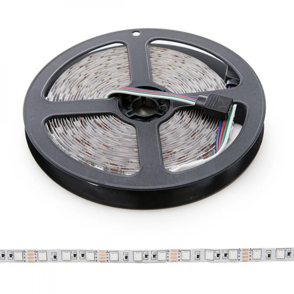 Pack 4 Tiras LED 72W 4200Lm 300 X SMD5050 12VDC IP33 x5M 40.000H [PL-219012-RGB-IP33-PK4-AP] - Image 5