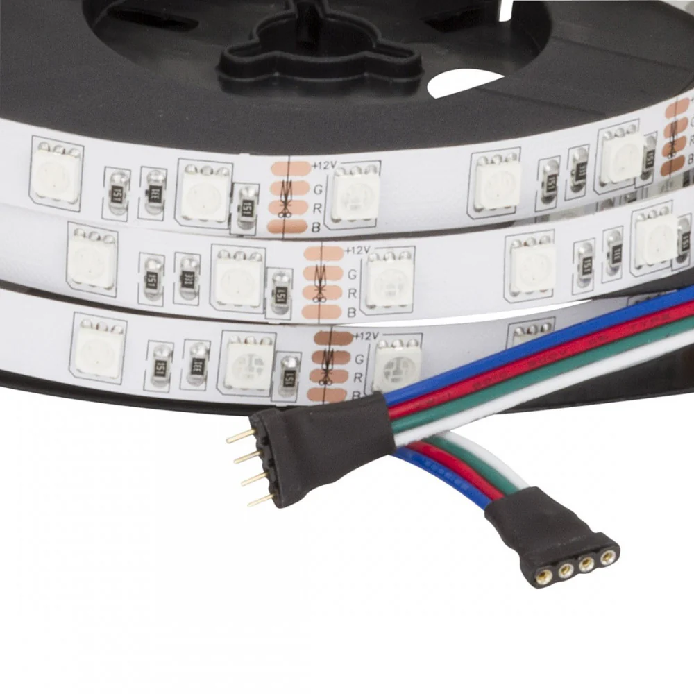 Pack 4 Tiras LED 72W 4200Lm 300 X SMD5050 12VDC IP33 x5M 40.000H [PL-219012-RGB-IP33-PK4-AP] - Image 6
