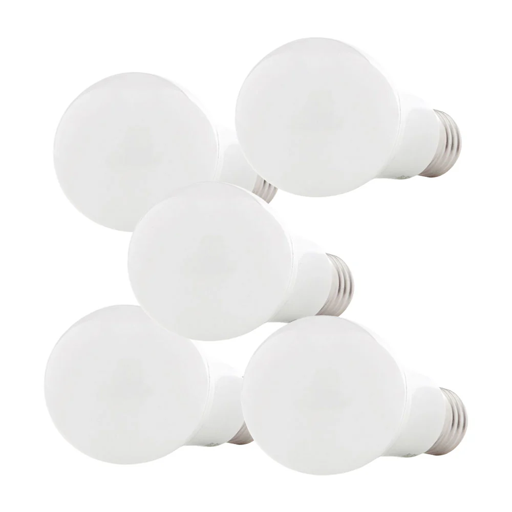 Pack 5 Bombillas LED E27 5W 450Lm 6000ºK 40.000H  [HO-ED-B3-E27-5W-CW-PK5-AP] - Image 3