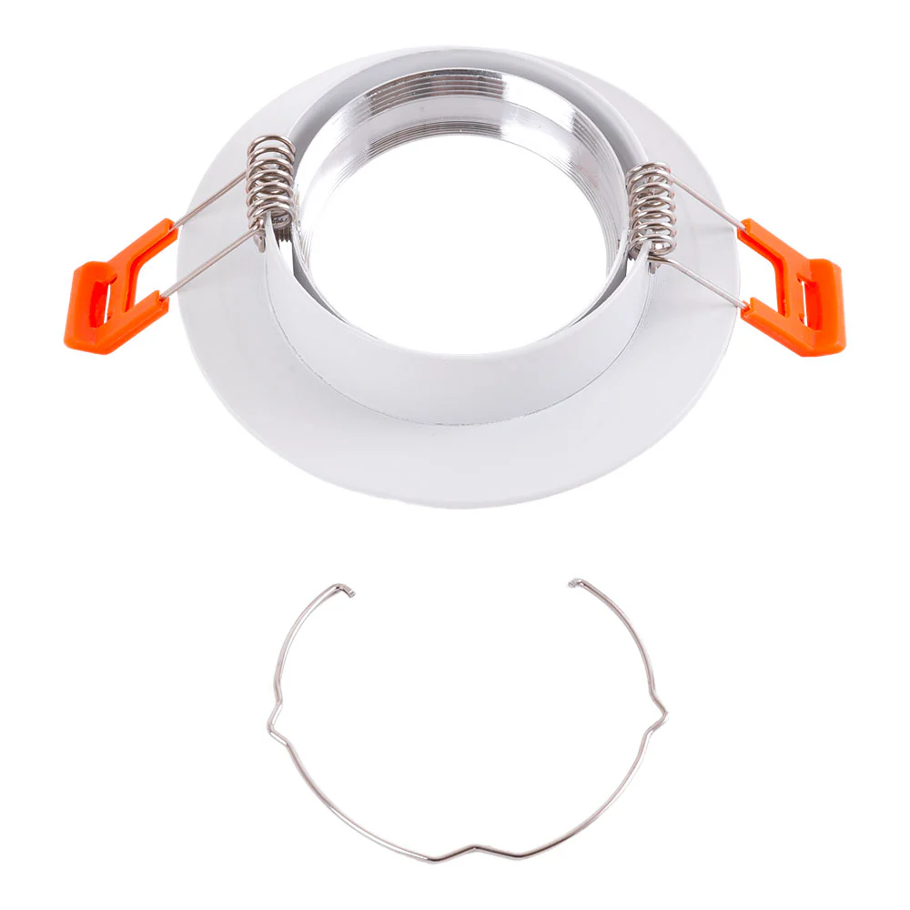 Pack 8 Aro Foco Downlight  Basculante Circular Aluminio Blanco 93Mm - Image 5