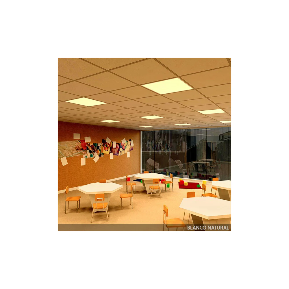 Panel LED 40W 5.000Lm 6000ºK 60x60Cm High Lumen UGR19 60.000H  [HO-LP-40W-U19-CW] - Image 5