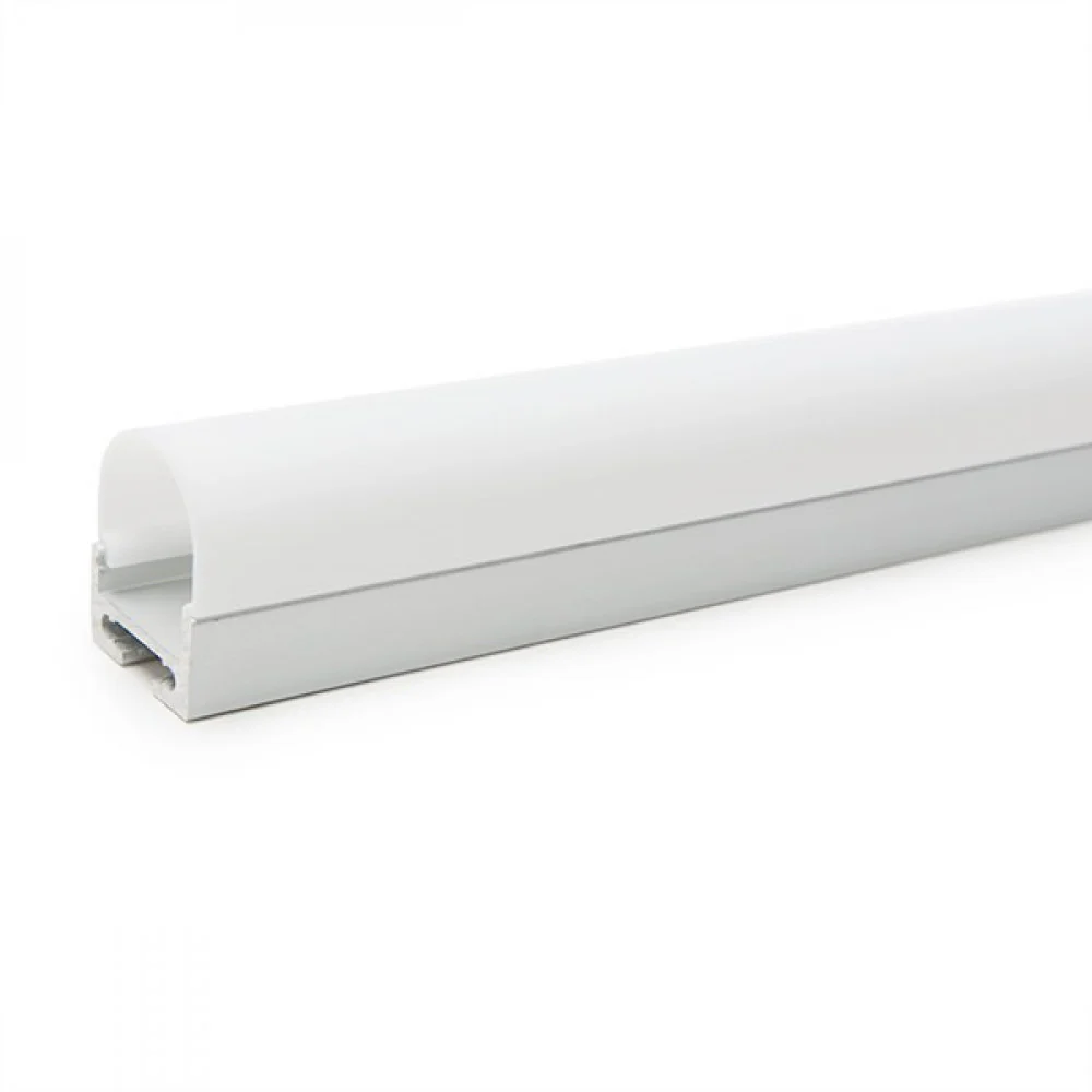 Perfíl Aluminio Curvado para Tira LED Techo/Colgante Difusor Opal LLE-ALP027 x 2M - Image 3