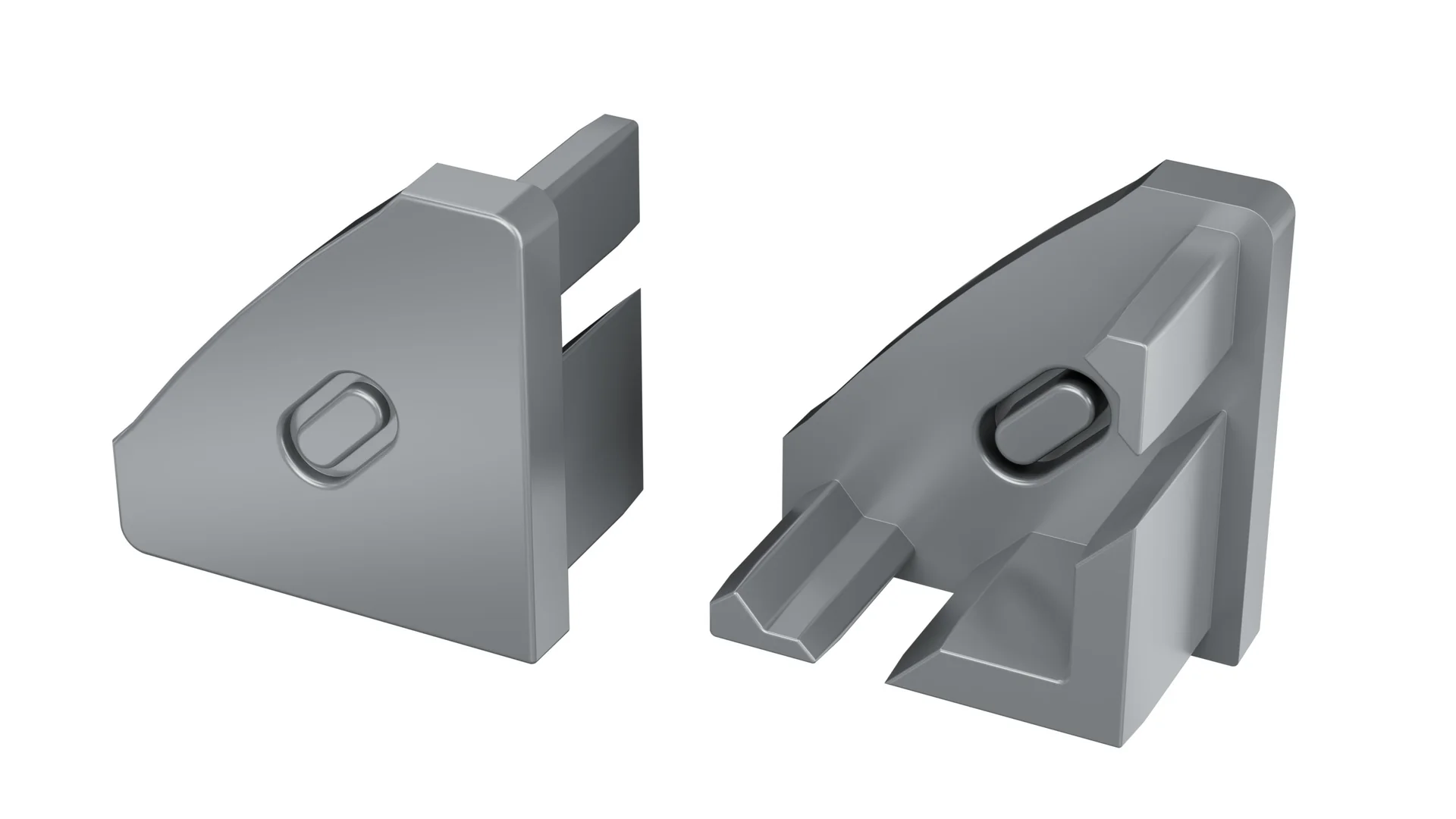 Perfíl Aluminio KIMERA-BARDE Anodizado Plata con Difusor Opal y Tapones 2,02M - Image 2