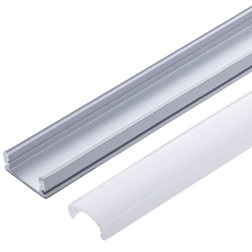 Perfíl AluMinio para Tira Led - Difusor Opal x 1M [BX3-A1707-1M]