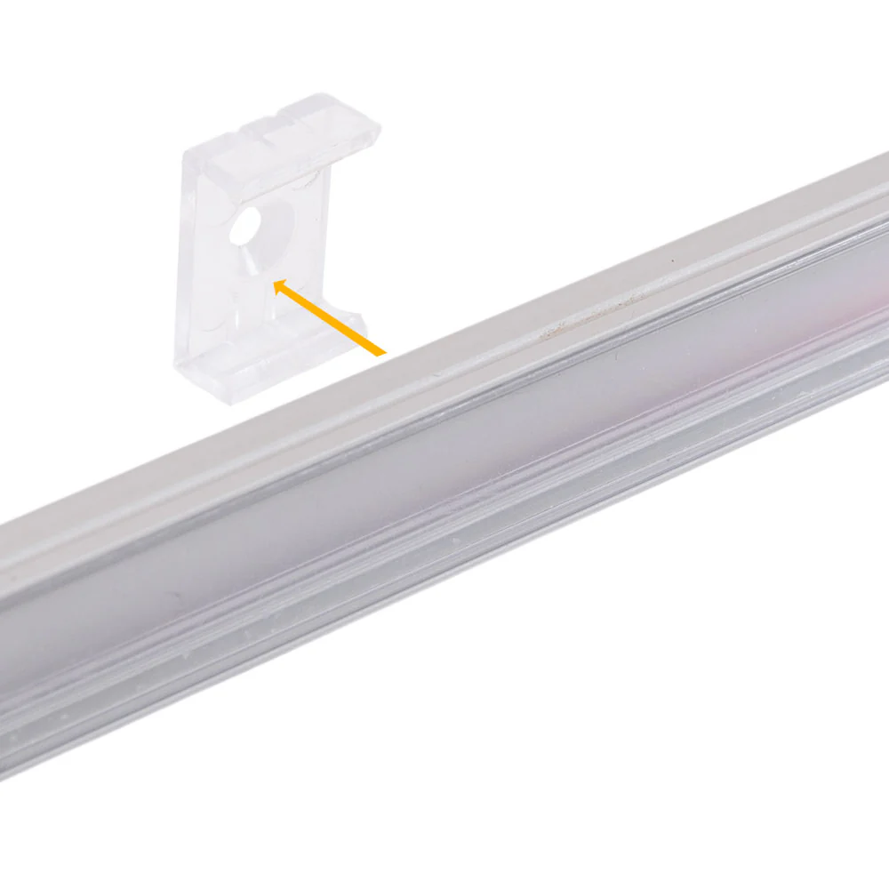 Perfíl Aluminio para Tira LED Difusor Transparente LLE-A1707-T x 2M - Image 3