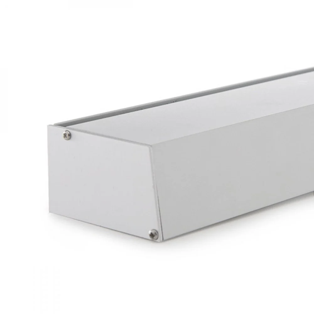 Perfíl Aluminio para Tira LED Estanterías Cristal Espesor 8Mm - Alojamiento Transformador x 2M - Image 5