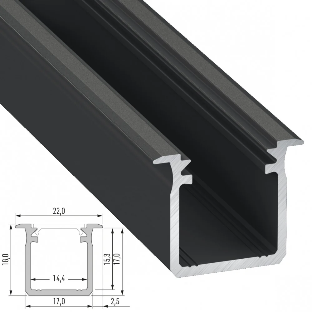 Perfíl Aluminio Tipo G 2,02M - Image 3