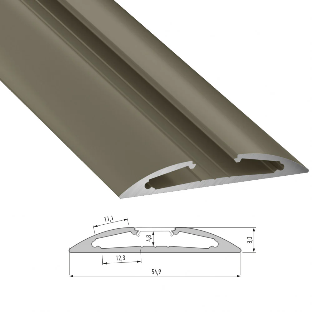 Perfíl Aluminio Tipo RETO 2,02M - Image 3