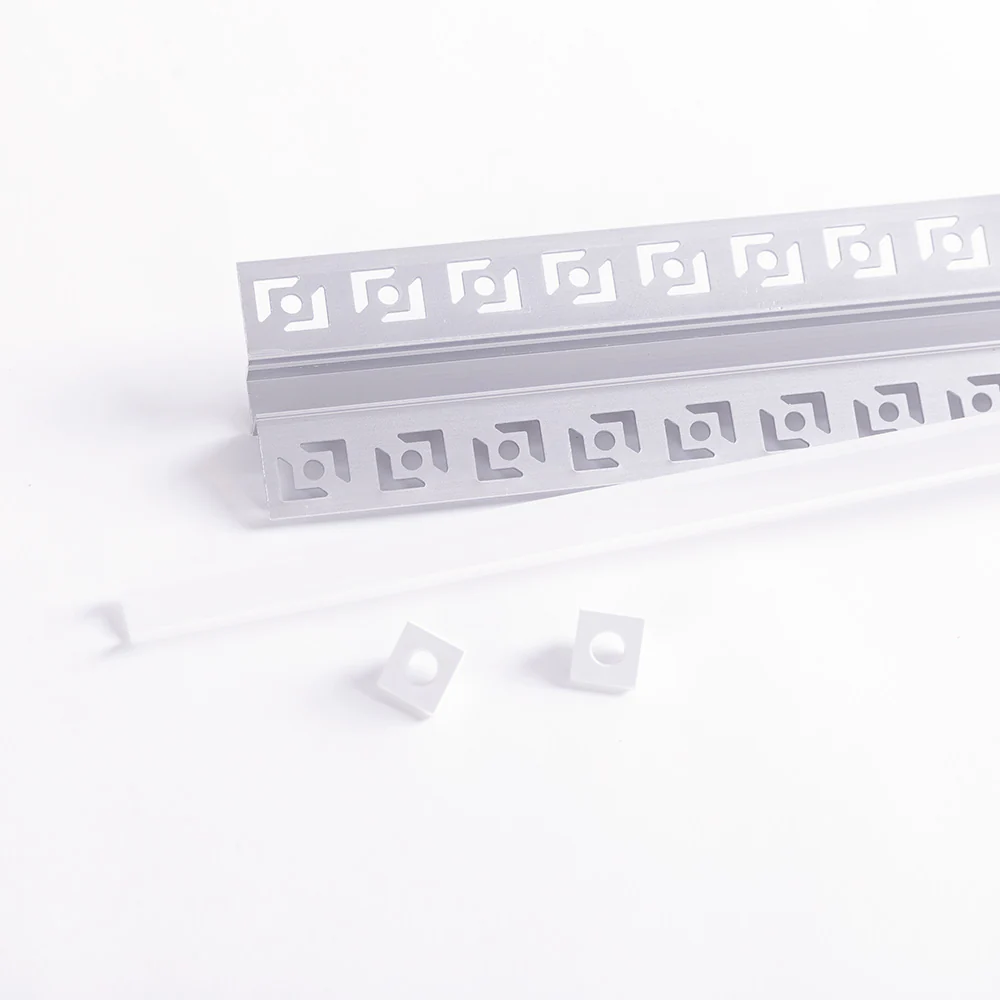 Perfíl de Aluminio para Empotrar Escayola/Pladur Tira Led 9mm  - 2M - Image 8
