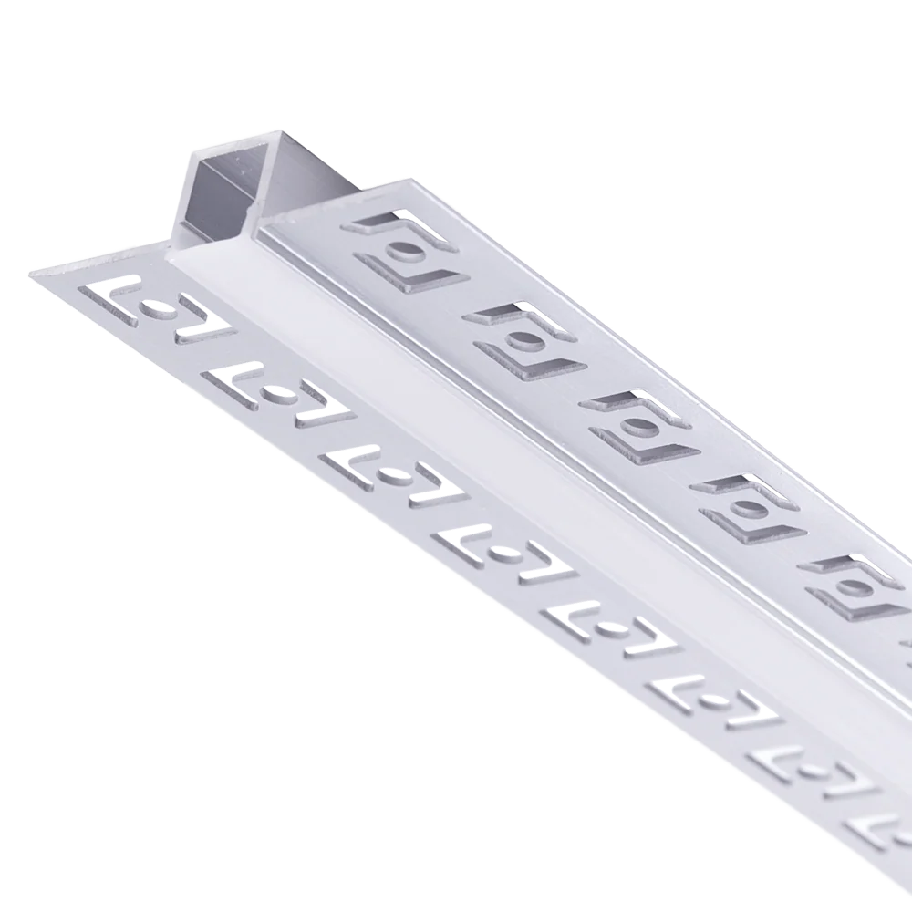 Perfíl de AluMinio para Empotrar Escayola/Pladur Tira Led 9mm  - 2M [BX3-PA-639-2M]
