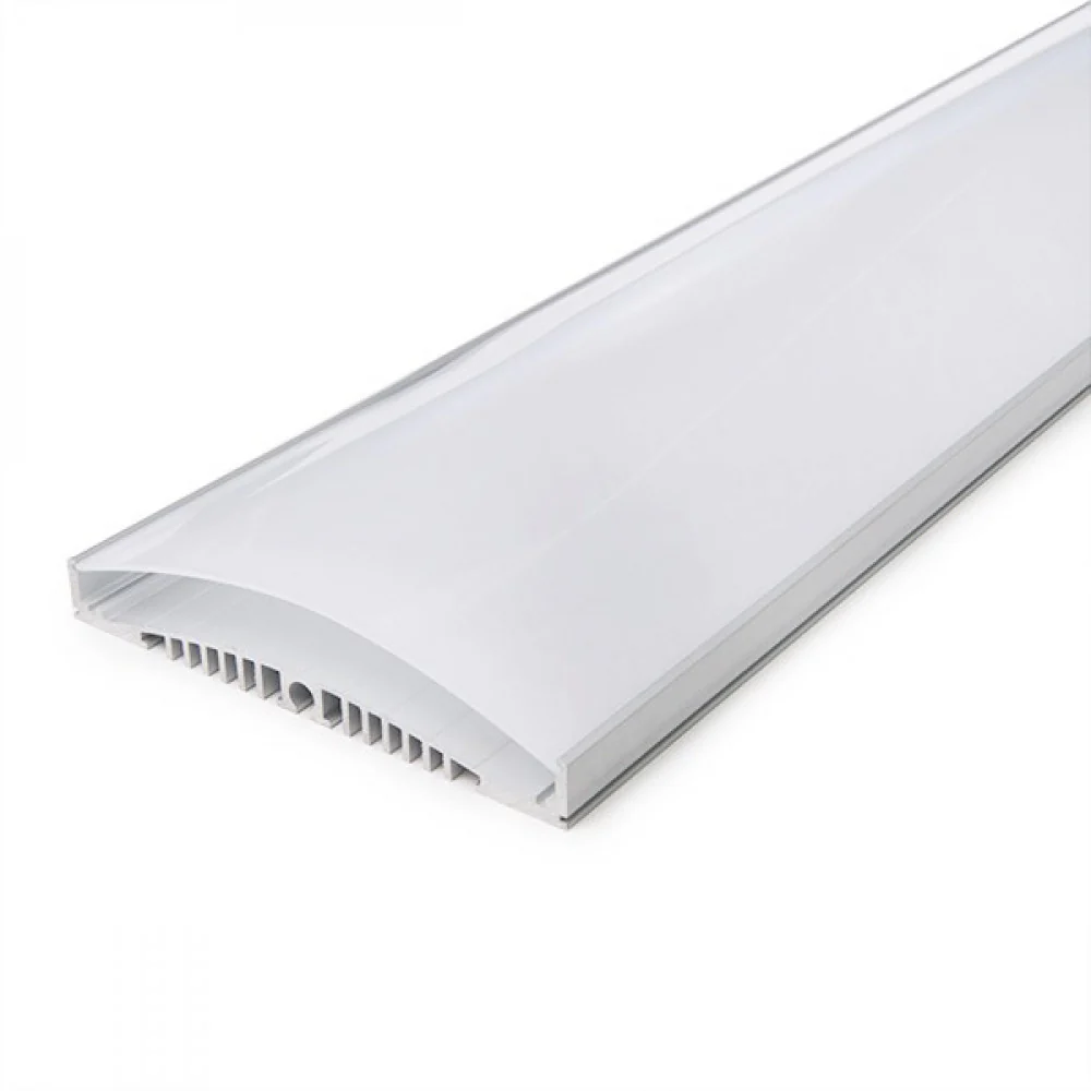 Perfíl/Luminaria Aluminio 10 X Tira LED - Difusor Opal  x 1M - Image 6