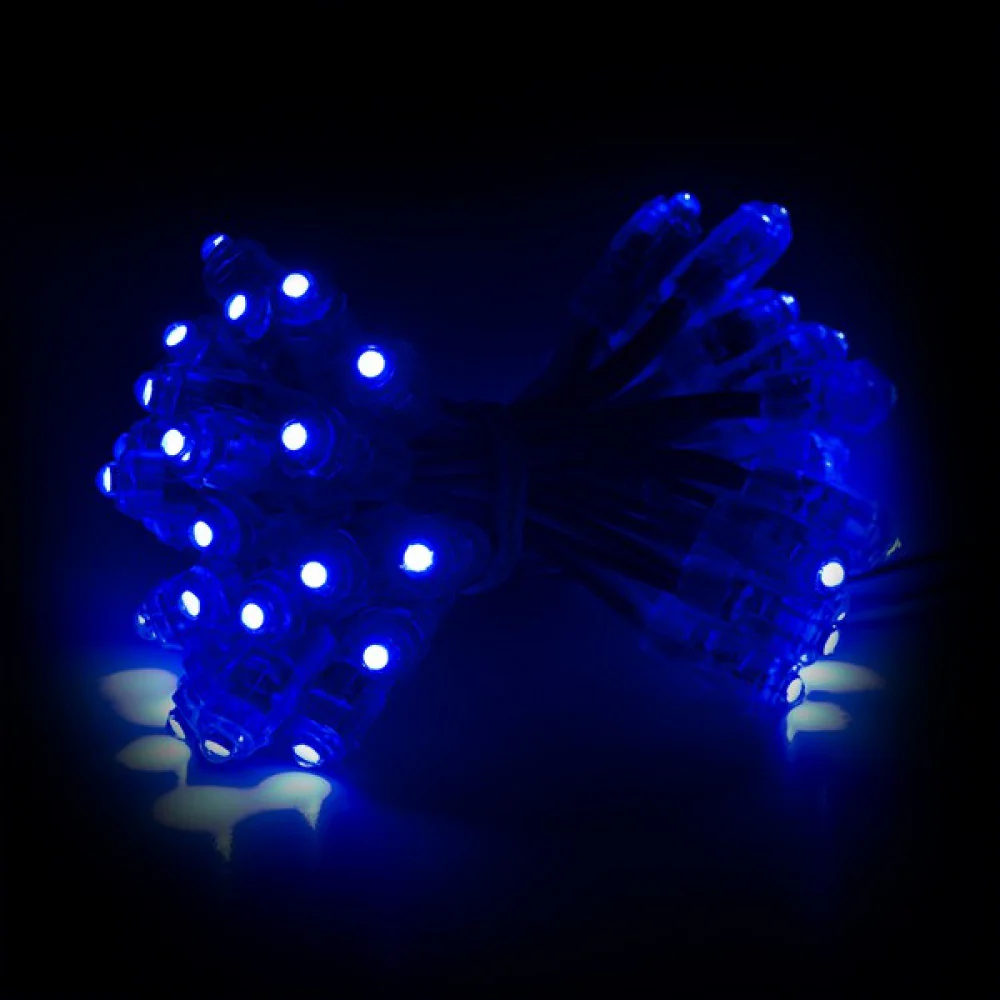 Pixel LED 0.1W 2Lm 9Mm 5V Epistar (Cadena 50 Unidades) Azul 50.000H  [DE-PIX-9-B] - Image 2