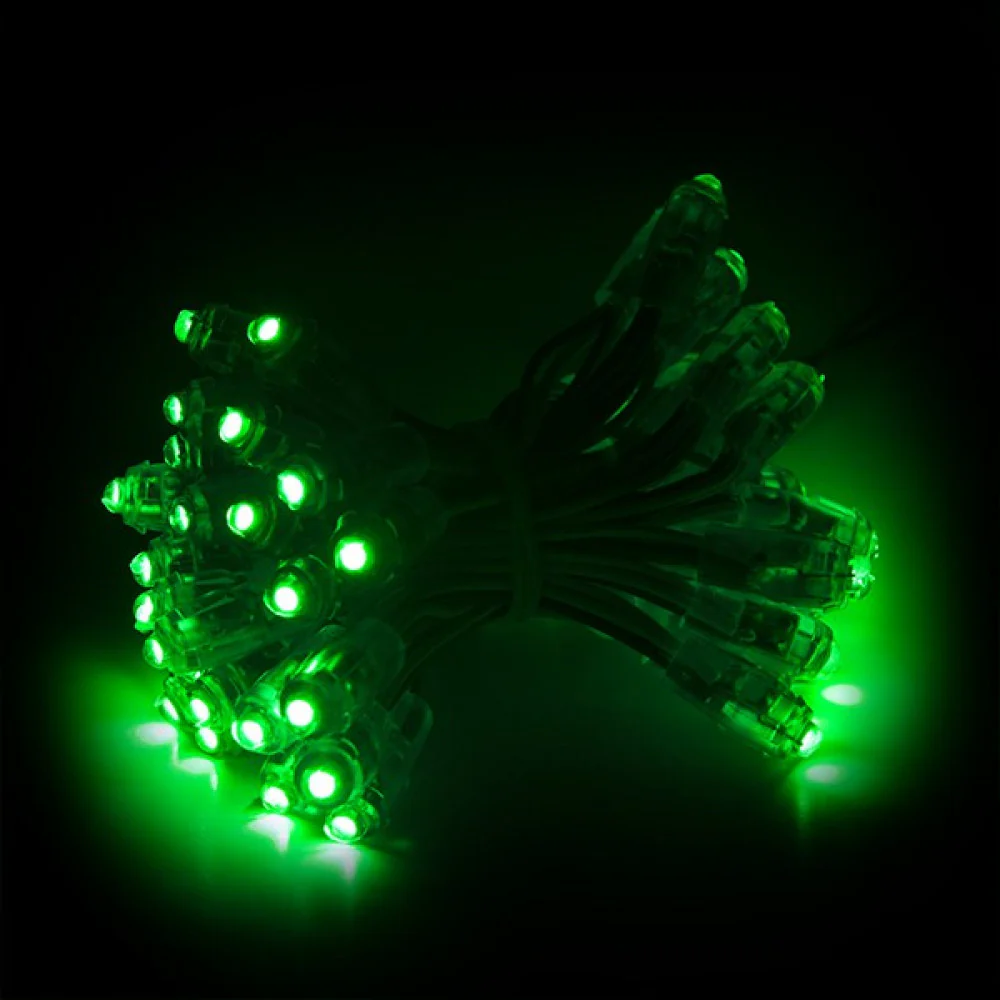 Pixel LED 0.1W 2Lm 9Mm 5V Epistar (Cadena 50 Unidades) Verde 50.000H [DE-PIX-9-G] - Image 2