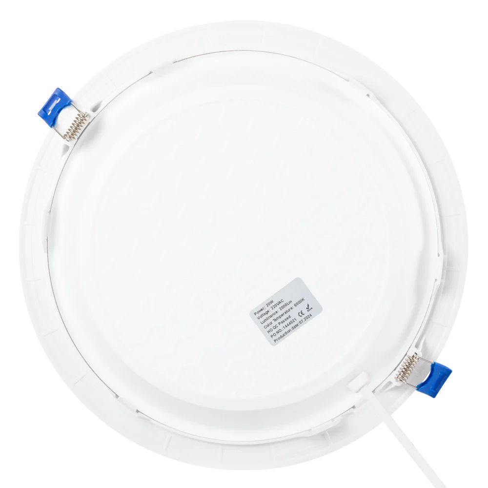 Placa Downlight LED 100Lm/W 20W 2000Lm 6000ºK IP20 [HO-DLC-20W-2000LM-CW] - Image 2