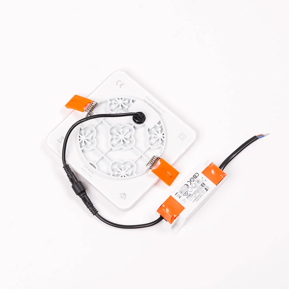 Placa LED IP65 11W 883Lm 4000ºK Cuadrado sin Marco 40.000H [LUM-NSDL-S125-W - Image 6