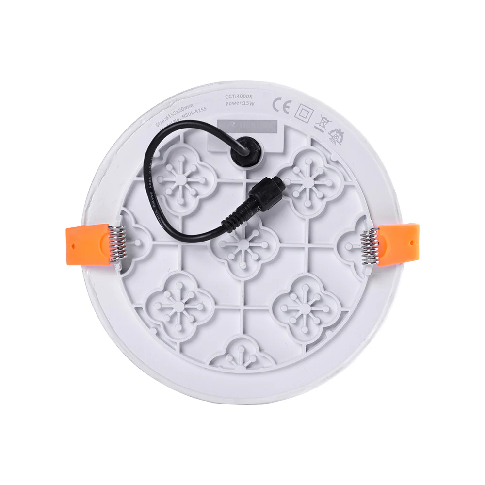 Placa LED IP65 15W 1.177Lm 4200ºK Circular sin Marco 40.000H [LUM-NSDL-R155-W - Image 4