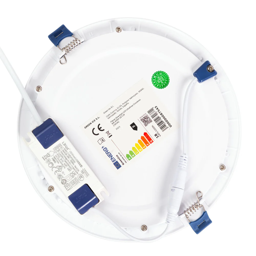 Placa LED Circular 18W 1,790Lm Driver Lifud Flicker Free IP20 30,000H  [WR-AYRR-18-CW] - Image 5