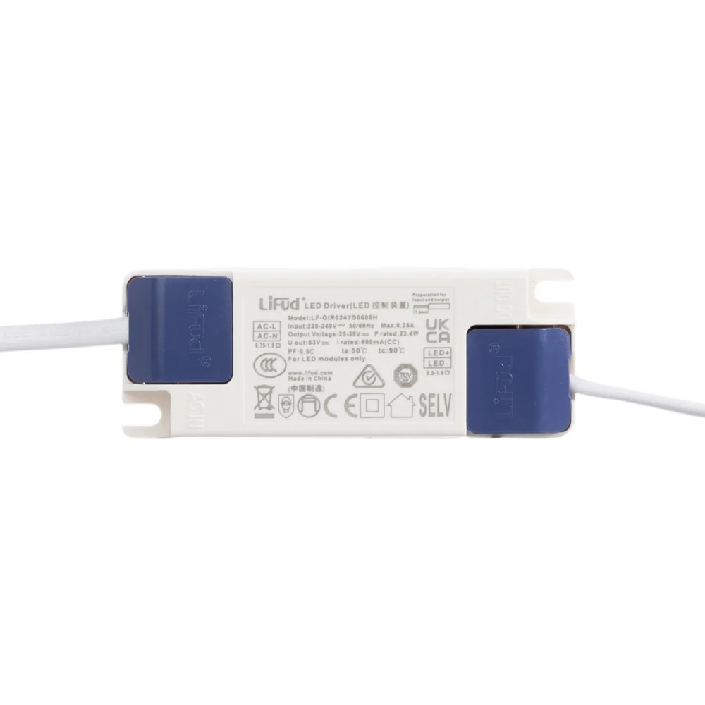 Placa LED Circular 24W 2,585Lm Driver Lifud Flicker Free IP20 30,000H  [WR-AYRR-24-CW] - Image 2