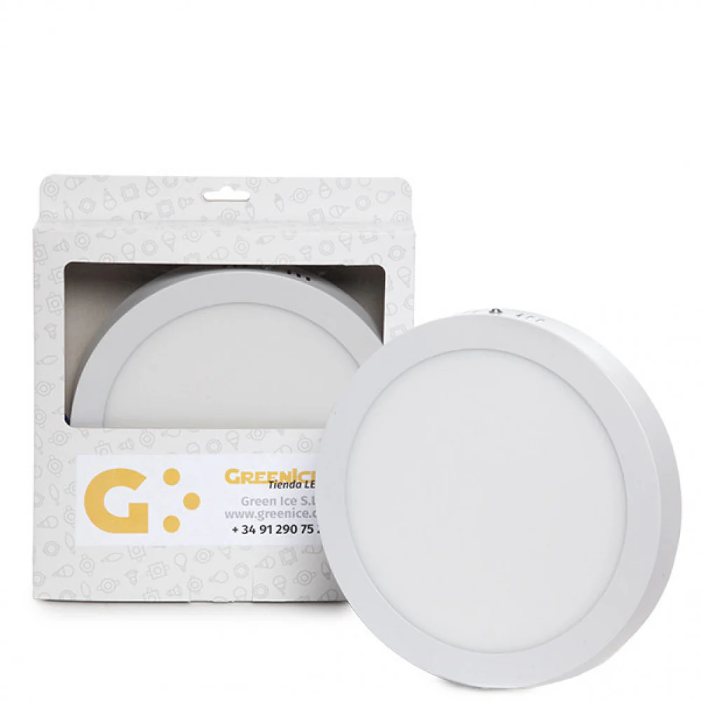 Plafón LED 18W 1190Lm 6000ºK Circular Estuche Personalizado 40.000H  [JL-JM18WR-CW-EP01]