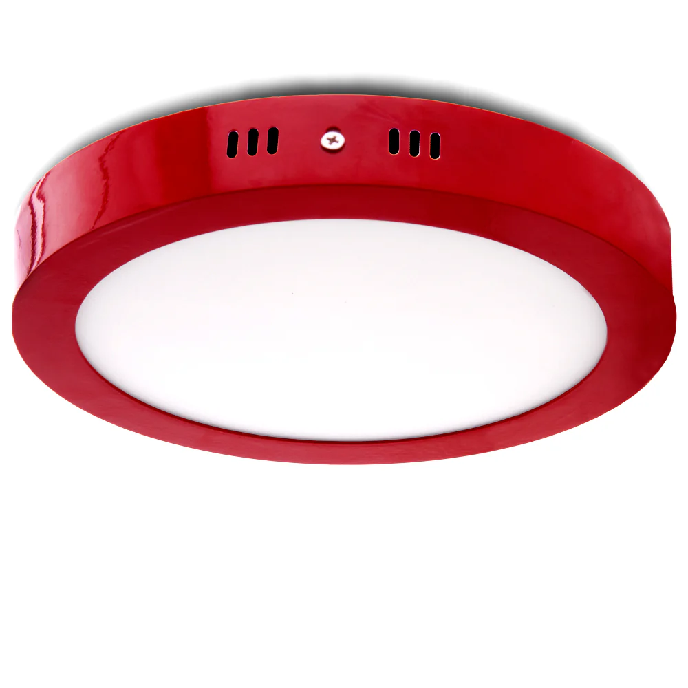 Plafón LED 18W 1800Lm 2700ºK Circular Rojo 40.000H  [HO-JM18WR-R-WW] - Image 7