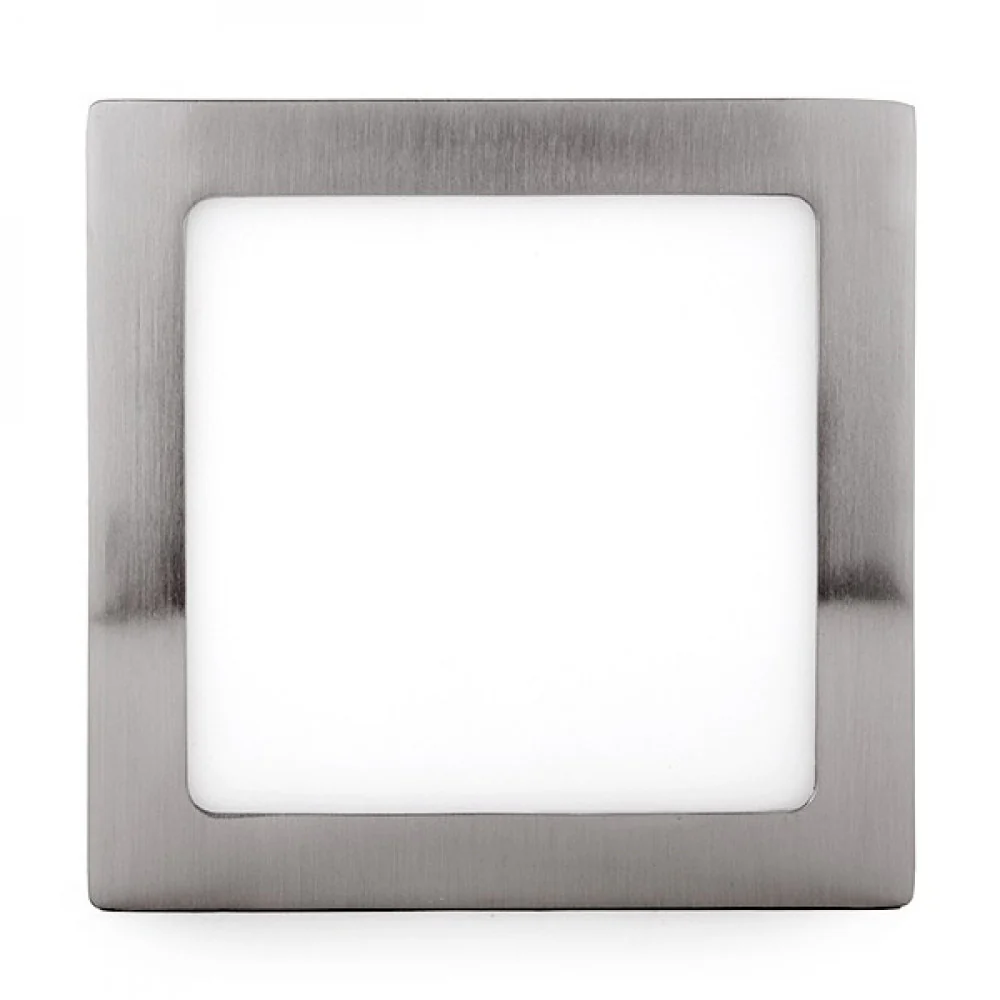 Plafón LED 18W 1800Lm 6000ºK Cuadrado Niquel Satinado 50.000H  [GL-PL SM18SN-CW] - Image 2