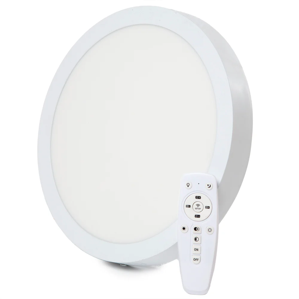 Plafón LED 24W 2.400Lm Mando a Distancia (Intensidad-CCT) 40.000H  [HO-PF-24W-RC]
