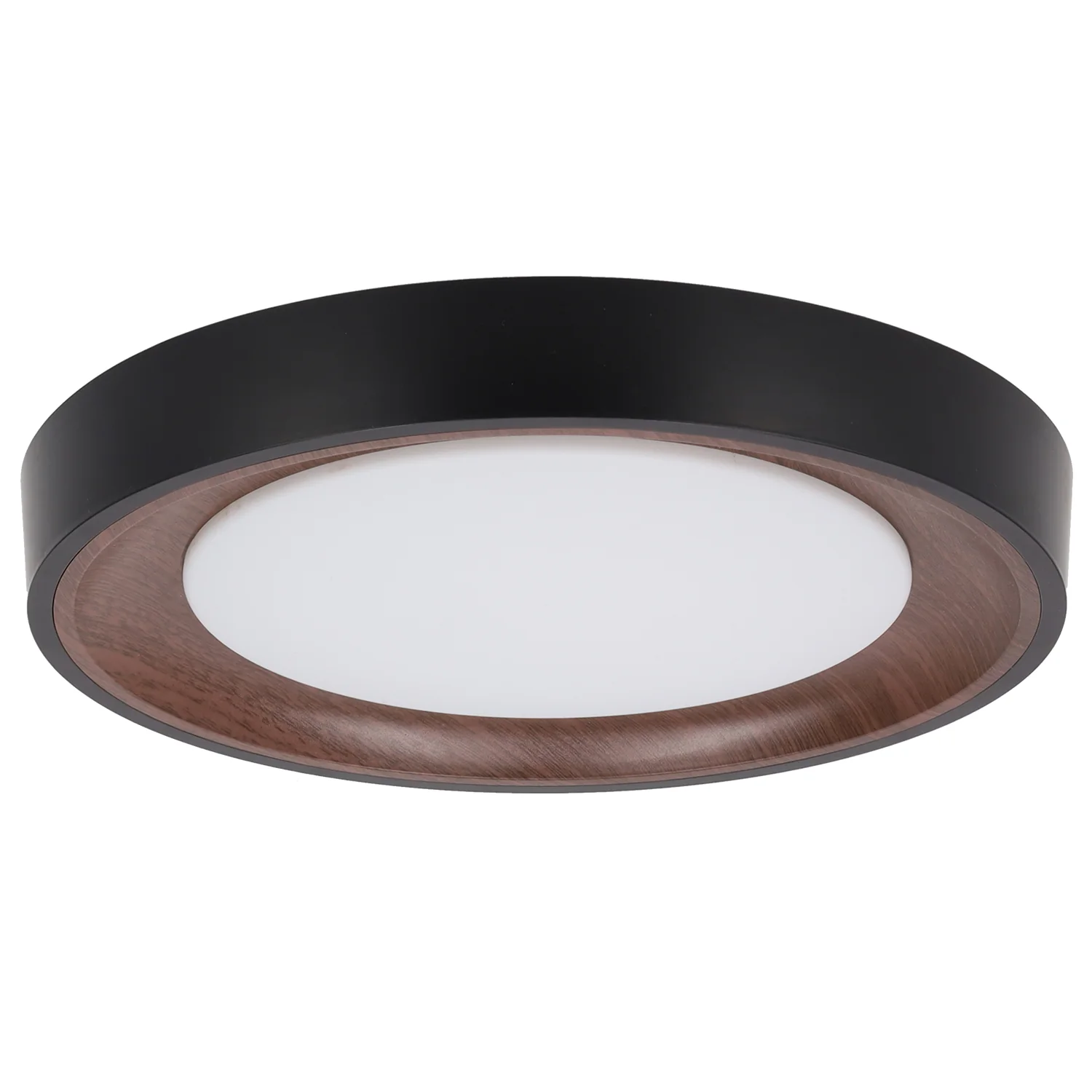 Plafón LED Decorativo 30W CCT 3000-6000ºK (Tonalidad Luz Regulable) Control Remoto Acabado Negro - Image 3