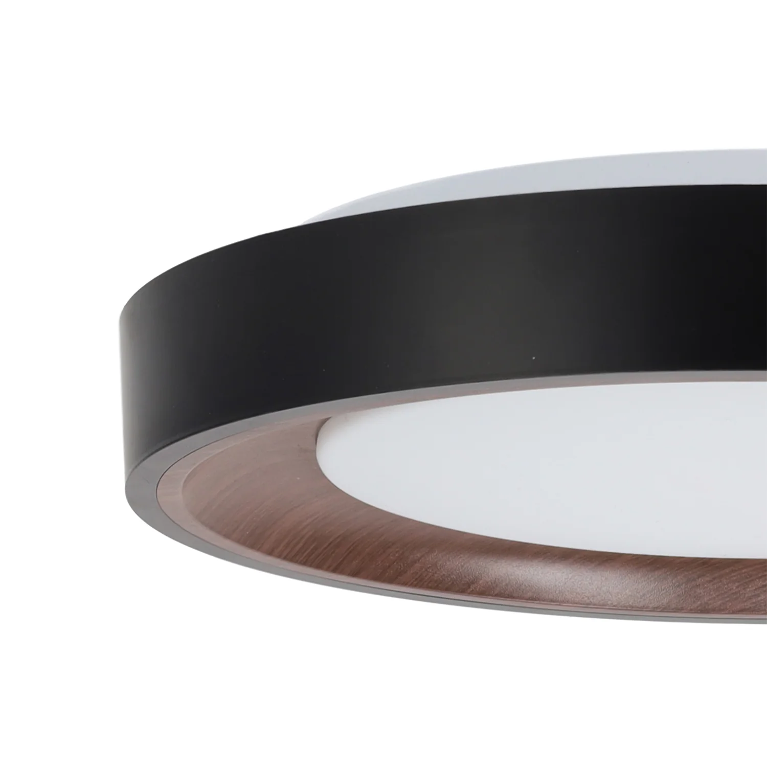 Plafón LED Decorativo 30W CCT 3000-6000ºK (Tonalidad Luz Regulable) Control Remoto Acabado Negro - Image 4