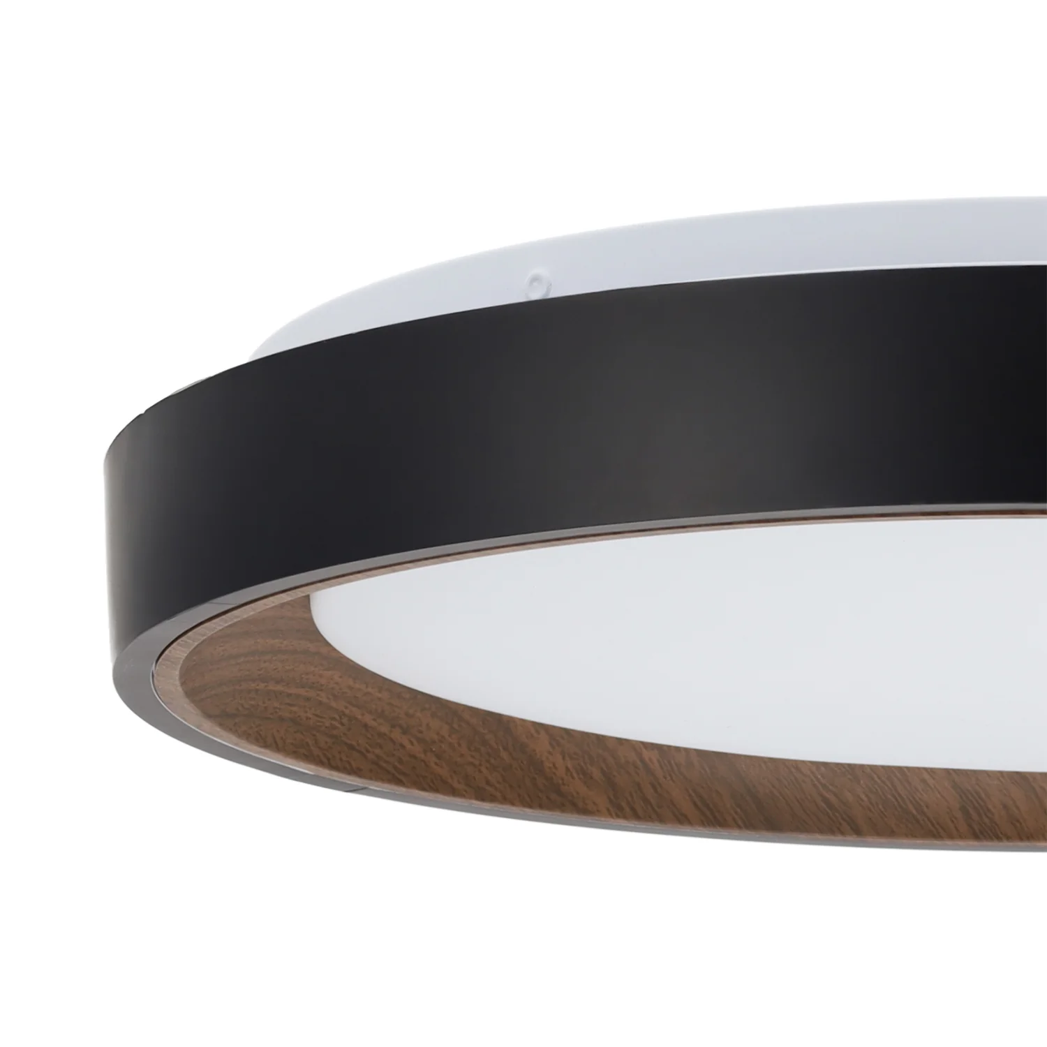 Plafón LED Decorativo 36W CCT 3000-6000ºK (Tonalidad Luz Regulable) Control Remoto Acabado Negro - Image 4