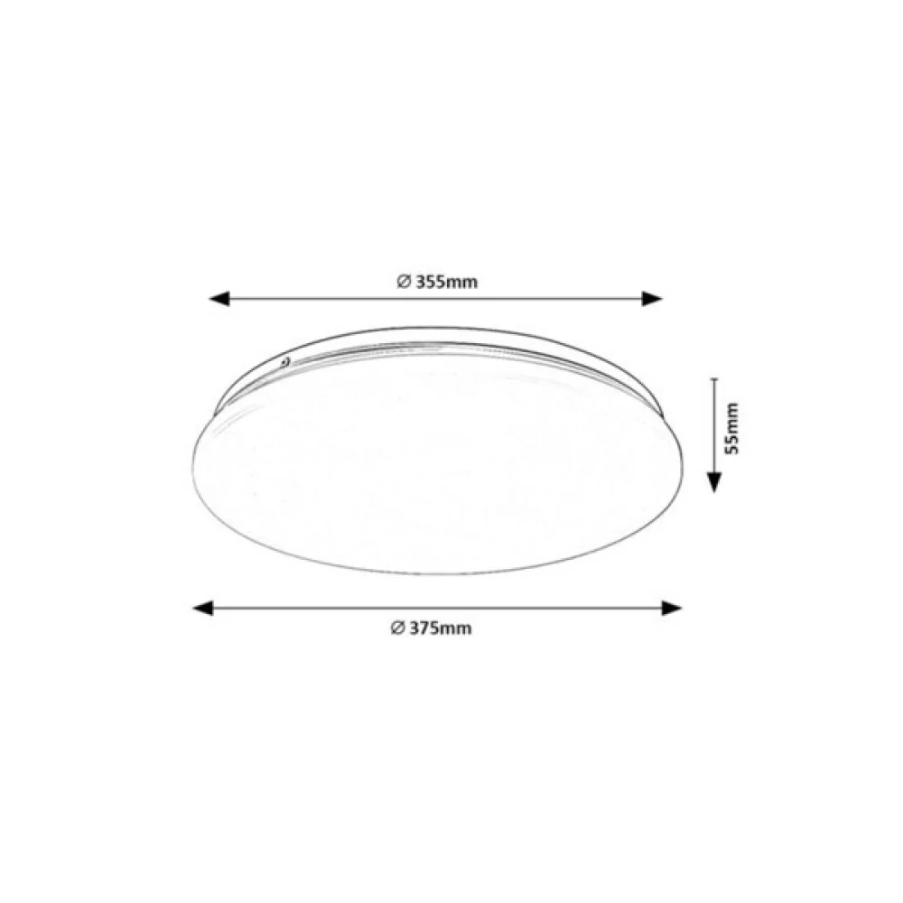 Plafón RABALUX "Vendel" LED 24W 1850Lm 3000ºK IP20 [RAB-71103 - Image 2
