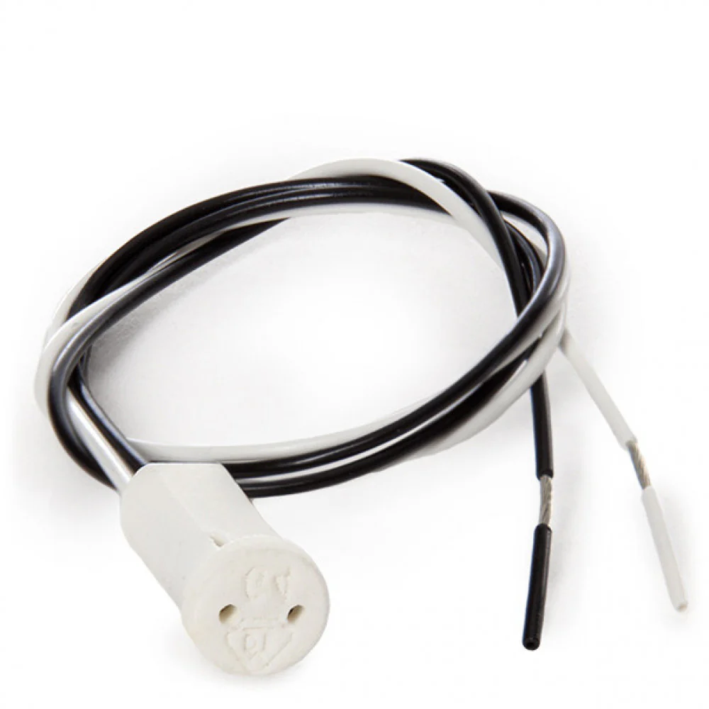 Portalámparas Cerámico G4/MR11 Cable 300Mm 180ºc - Image 2