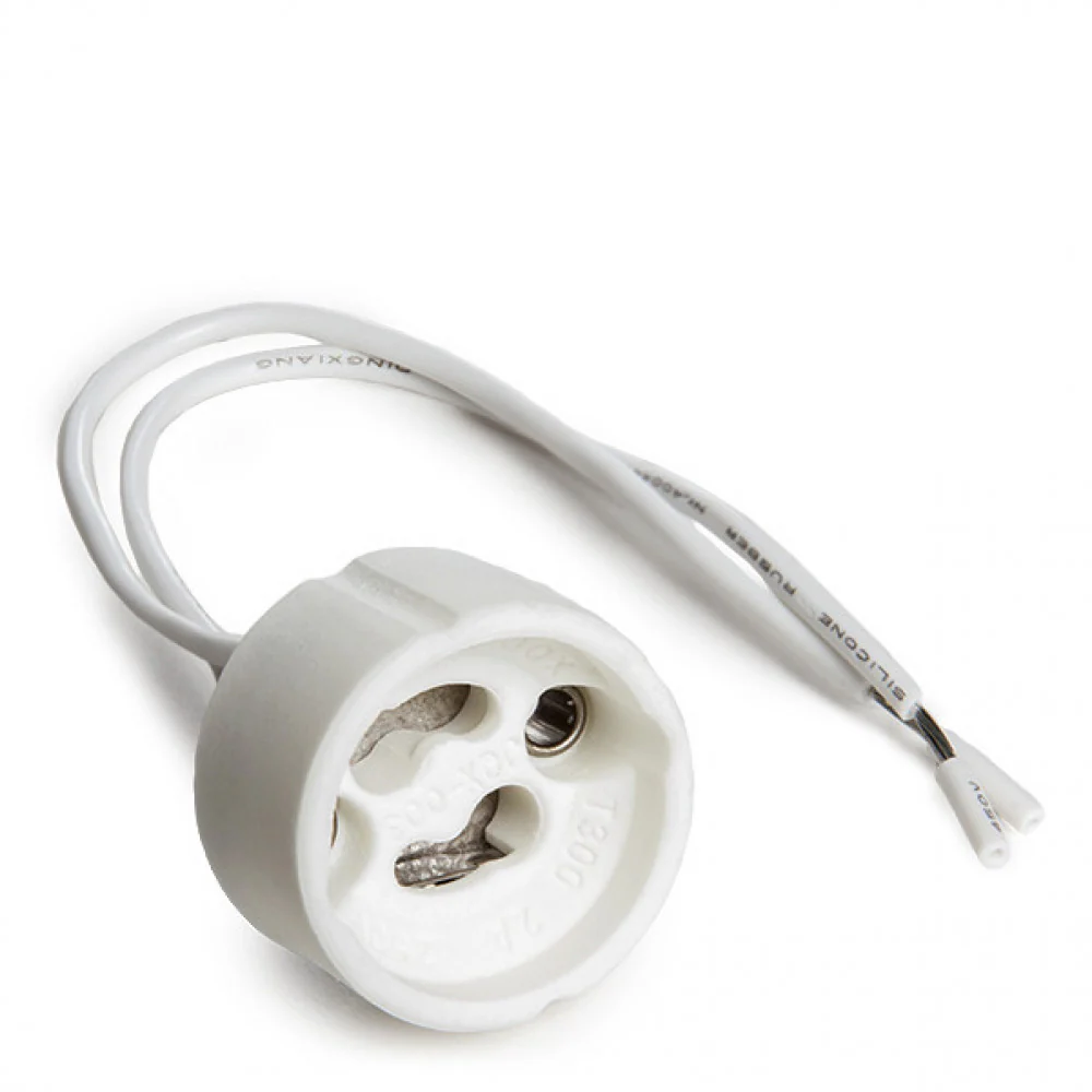 Portalámparas Cerámico GU10 Cable 100Mm - Image 2